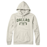 Dallas Cycling Hoodie-Heather Oatmeal-Allegiant Goods Co. Vintage Sports Apparel