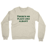 There's No Place Like Albany Midweight French Terry Crewneck Sweatshirt-Allegiant Goods Co. Vintage Sports Apparel