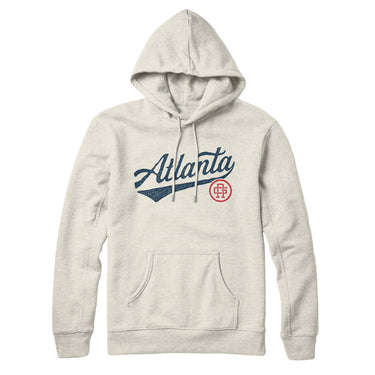 Atlanta Vintage Script Hoodie-Allegiant Goods Co. Vintage Sports Apparel