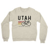 Utah Cycling Midweight French Terry Crewneck Sweatshirt-Heather Oatmeal-Allegiant Goods Co. Vintage Sports Apparel