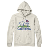 I Have A Tee Time In California Hoodie-Heather Oatmeal-Allegiant Goods Co. Vintage Sports Apparel
