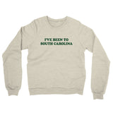 I've Been To South Carolina Midweight French Terry Crewneck Sweatshirt-Allegiant Goods Co. Vintage Sports Apparel