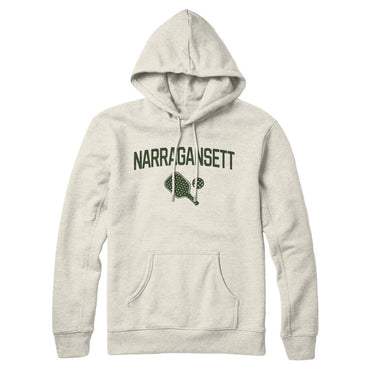 Narrangansett Pickleball Hoodie-Heather Oatmeal-Allegiant Goods Co. Vintage Sports Apparel
