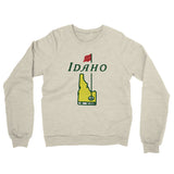 Idaho Golf Midweight French Terry Crewneck Sweatshirt-Heather Oatmeal-Allegiant Goods Co. Vintage Sports Apparel