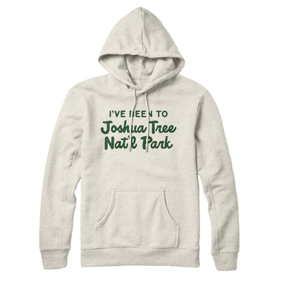 I've Been To Joshua Tree National Park Hoodie-Heather Oatmeal-Allegiant Goods Co. Vintage Sports Apparel
