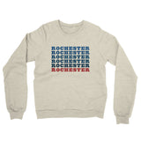 Rochester Repeat Midweight French Terry Crewneck Sweatshirt-Allegiant Goods Co. Vintage Sports Apparel