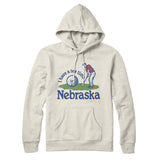 I Have A Tee Time In Nebraska Hoodie-Heather Oatmeal-Allegiant Goods Co. Vintage Sports Apparel