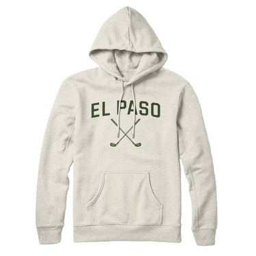El Paso Golf Hoodie-Heather Oatmeal-Allegiant Goods Co. Vintage Sports Apparel