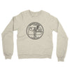 Pennsylvania State Quarter Midweight French Terry Crewneck Sweatshirt-Heather Oatmeal-Allegiant Goods Co. Vintage Sports Apparel