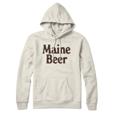 Maine Beer Hoodie-Allegiant Goods Co. Vintage Sports Apparel