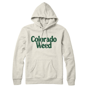 Colorado Weed Hoodie-Allegiant Goods Co. Vintage Sports Apparel