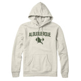 Albuquerque Pickleball Hoodie-Heather Oatmeal-Allegiant Goods Co. Vintage Sports Apparel
