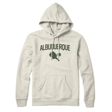 Albuquerque Pickleball Hoodie-Heather Oatmeal-Allegiant Goods Co. Vintage Sports Apparel