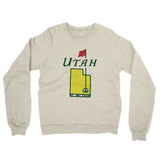 Utah Golf Midweight French Terry Crewneck Sweatshirt-Allegiant Goods Co. Vintage Sports Apparel