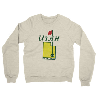 Utah Golf Midweight French Terry Crewneck Sweatshirt-Allegiant Goods Co. Vintage Sports Apparel