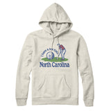 I Have A Tee Time In North Carolina Hoodie-Heather Oatmeal-Allegiant Goods Co. Vintage Sports Apparel