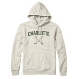 Charlotte Golf Hoodie-Heather Oatmeal-Allegiant Goods Co. Vintage Sports Apparel