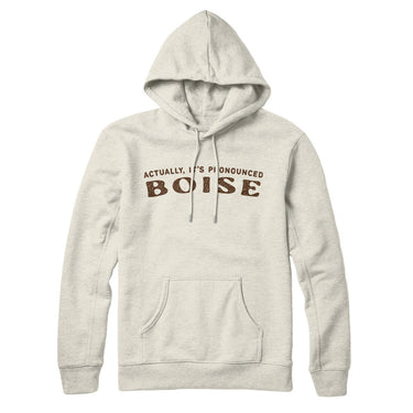 Actually It's Pronounced Boise in Heather Oatmeal Color