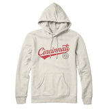 Cincinnati Vintage Script Hoodie-Allegiant Goods Co. Vintage Sports Apparel