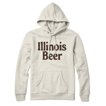 Illinois Beer Hoodie-Allegiant Goods Co. Vintage Sports Apparel
