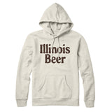 Illinois Beer Hoodie-Allegiant Goods Co. Vintage Sports Apparel
