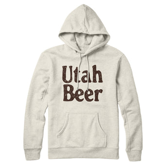 Utah Beer Hoodie-Allegiant Goods Co. Vintage Sports Apparel