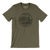 Arizona State Quarter Men/Unisex T-Shirt-Heather Olive-Allegiant Goods Co. Vintage Sports Apparel