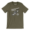 Pawtucket Tigers Men/Unisex T-Shirt-Heather Olive-Allegiant Goods Co. Vintage Sports Apparel