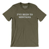 I've Been To Montana Men/Unisex T-Shirt-Heather Olive-Allegiant Goods Co. Vintage Sports Apparel