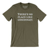 There's No Place Like Cincinnati Men/Unisex T-Shirt-Heather Olive-Allegiant Goods Co. Vintage Sports Apparel