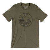 Maine State Quarter Men/Unisex T-Shirt-Allegiant Goods Co. Vintage Sports Apparel