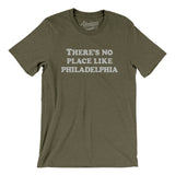 There's No Place Like Philadelphia Men/Unisex T-Shirt-Heather Olive-Allegiant Goods Co. Vintage Sports Apparel