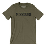 Missouri Military Stencil Men/Unisex T-Shirt-Allegiant Goods Co. Vintage Sports Apparel