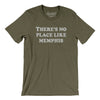 There's No Place Like Memphis Men/Unisex T-Shirt-Heather Olive-Allegiant Goods Co. Vintage Sports Apparel