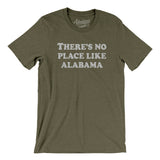 There's No Place Like Alabama Men/Unisex T-Shirt-Heather Olive-Allegiant Goods Co. Vintage Sports Apparel