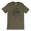Washington State Quarter Men/Unisex T-Shirt-Heather Olive-Allegiant Goods Co. Vintage Sports Apparel