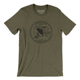 Louisiana State Quarter Men/Unisex T-Shirt-Heather Olive-Allegiant Goods Co. Vintage Sports Apparel