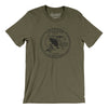 Louisiana State Quarter Men/Unisex T-Shirt-Heather Olive-Allegiant Goods Co. Vintage Sports Apparel