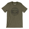 West Virginia State Quarter Men/Unisex T-Shirt-Heather Olive-Allegiant Goods Co. Vintage Sports Apparel