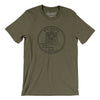 New Mexico State Quarter Men/Unisex T-Shirt-Heather Olive-Allegiant Goods Co. Vintage Sports Apparel