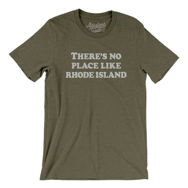 There's No Place Like Rhode Island Men/Unisex T-Shirt-Allegiant Goods Co. Vintage Sports Apparel