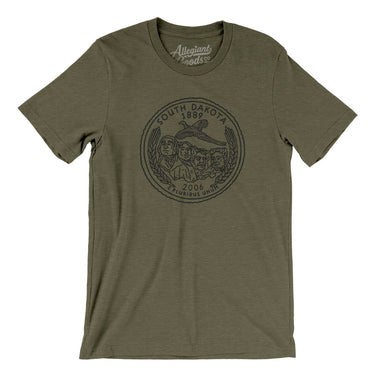 South Dakota State Quarter Men/Unisex T-Shirt-Allegiant Goods Co. Vintage Sports Apparel