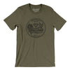 Arkansas State Quarter Men/Unisex T-Shirt-Heather Olive-Allegiant Goods Co. Vintage Sports Apparel