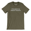 I've Been To North Dakota Men/Unisex T-Shirt-Heather Olive-Allegiant Goods Co. Vintage Sports Apparel