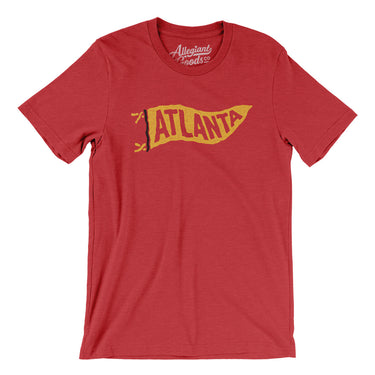 Atlanta Pennant Men/Unisex T-Shirt-Allegiant Goods Co. Vintage Sports Apparel