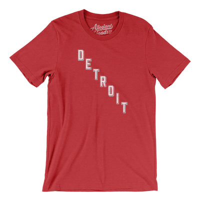 Detroit Hockey Jersey Men/Unisex T-Shirt-Heather Red-Allegiant Goods Co. Vintage Sports Apparel