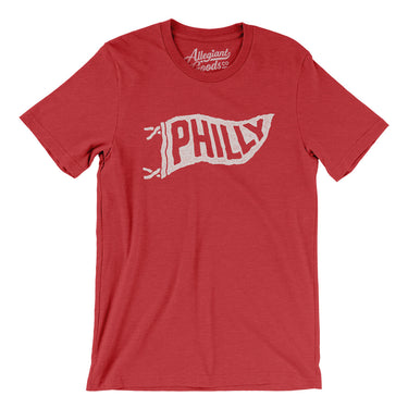 Philly Pennant Men/Unisex T-Shirt-Allegiant Goods Co. Vintage Sports Apparel