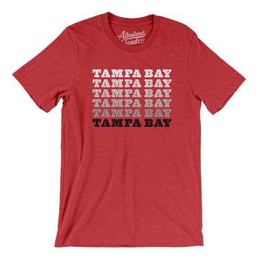 Tampa Bay Repeat Men/Unisex T-Shirt-Heather Red-Allegiant Goods Co. Vintage Sports Apparel
