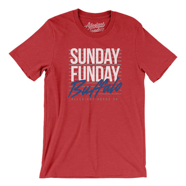 Sunday Funday Buffalo Men/Unisex T-Shirt-Allegiant Goods Co. Vintage Sports Apparel