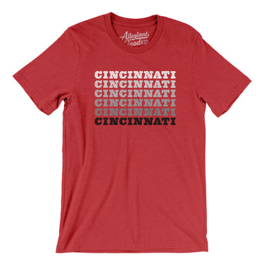 Cincinnati Repeat Men/Unisex T-Shirt-Allegiant Goods Co. Vintage Sports Apparel
